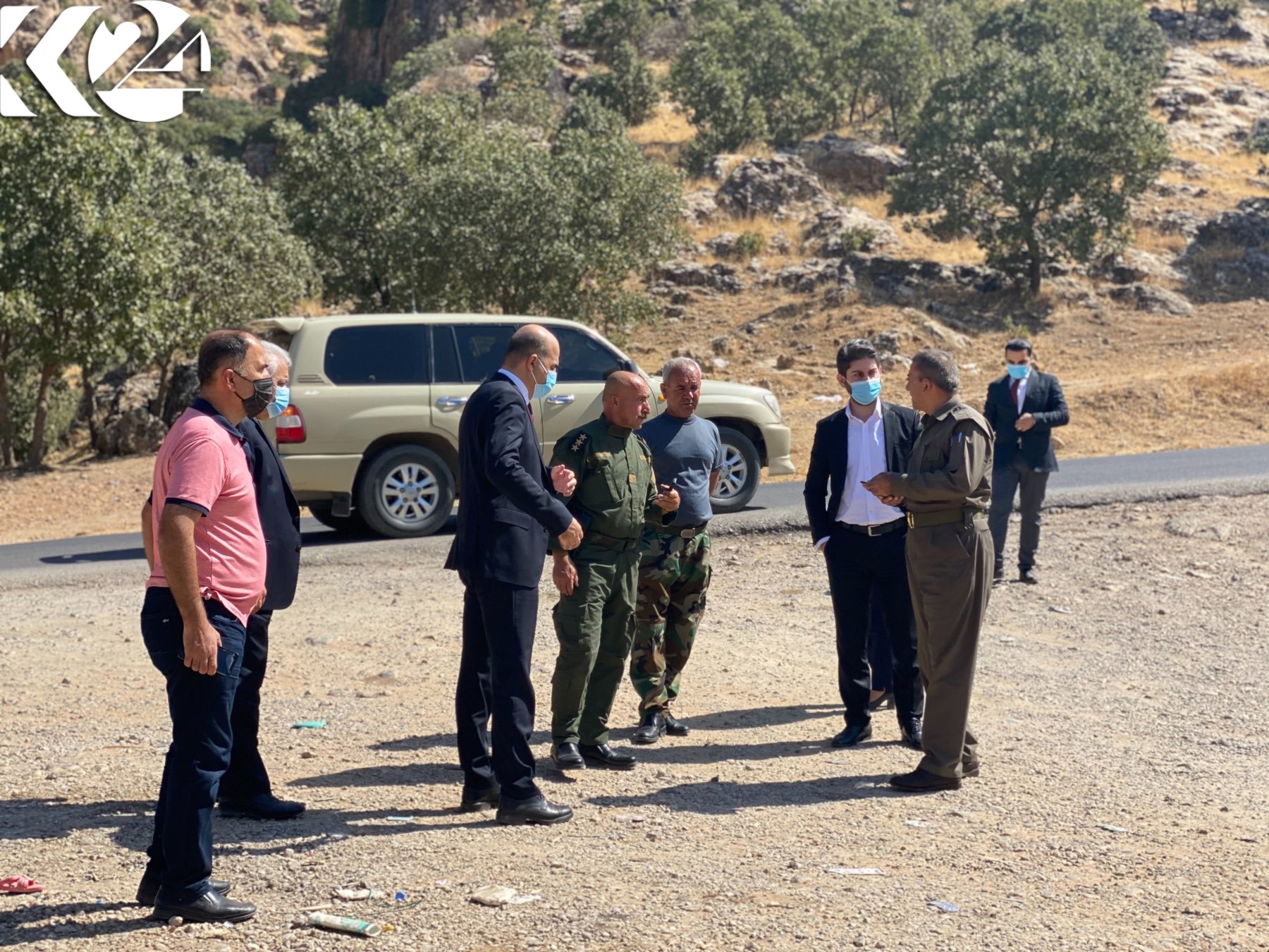  بەوێنە: چاودێریکردنی هەڵمەتی پاککردنەوەی رێگاکانی سنووری هەولێر